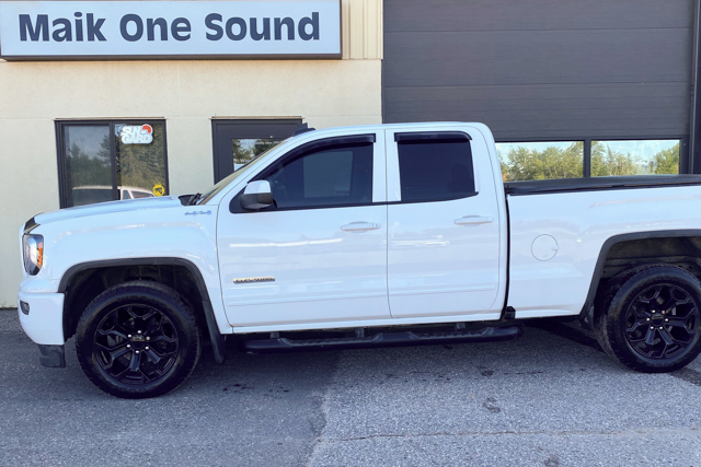 GMC 2021 Sierra Elevation with professional window tint in North Bay
